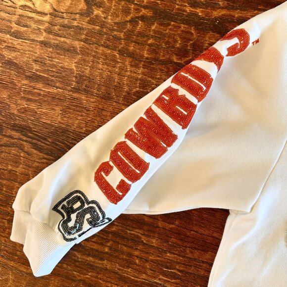 NWT, Medium, Queen of Sparkles Oklahoma State Cowboys OSU Women's Sweatshirt - Picture 10 of 10
